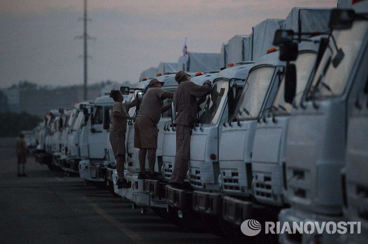 Російський конвой з «гуманітарною допомогою» вже на шляху до Бєлгорода