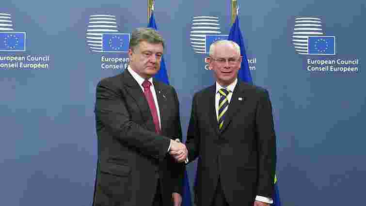 Порошенко розраховує на військово-технічну допомогу ЄС у зв'язку з вторгненням військ РФ в Україну
