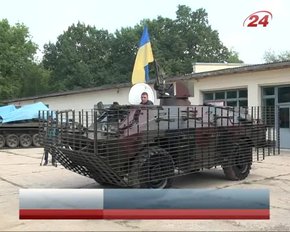 За гроші львівських ДАІвців відремонтували БТР, який відправлять на схід