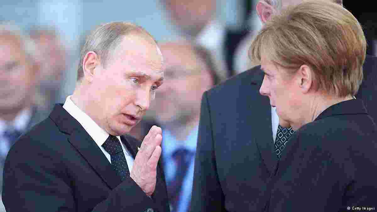 Зутріч Володимира Путіна і Ангели Меркель
