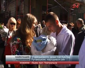 У неділю охрестили сина учасника АТО