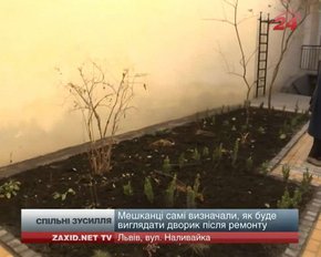 Львів'яни за власні гроші відновили ще один дворик