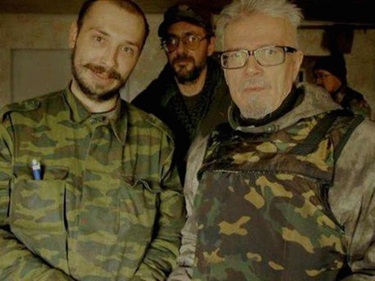 Російський письменник Едуард Лимонов відвідав терористів у "ЛНР"