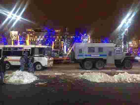 До Манежної площі в Москві стягують додаткові сили правоохоронців