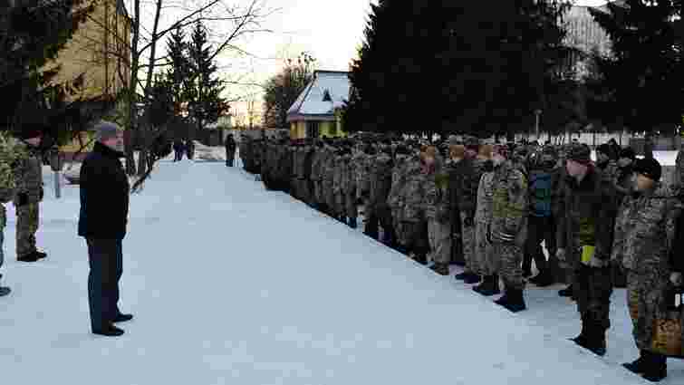 400 львівських десантників вирушили на ротацію у зону АТО
