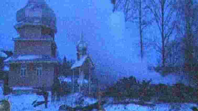 На Різдво у Львівській області згоріла церква