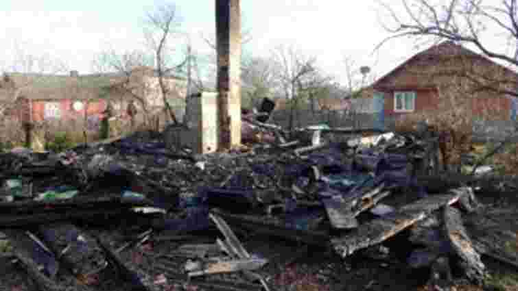 На Львівщині дотла згорів житловий будинок