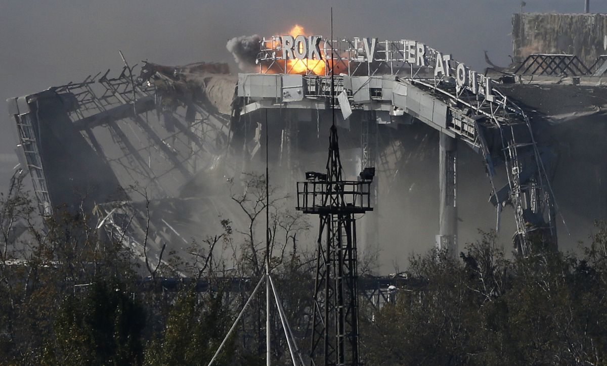Вночі з нового терміналу донецького аеропорту вивезли всіх поранених бійців