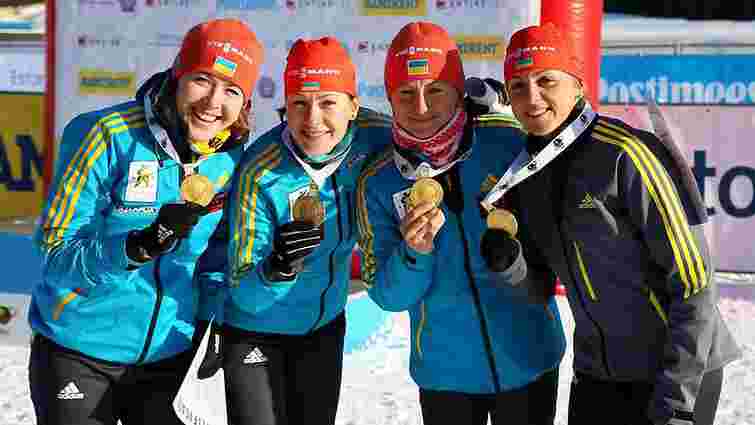 Українська жіноча збірна стала чемпіоном Європи з біатлону