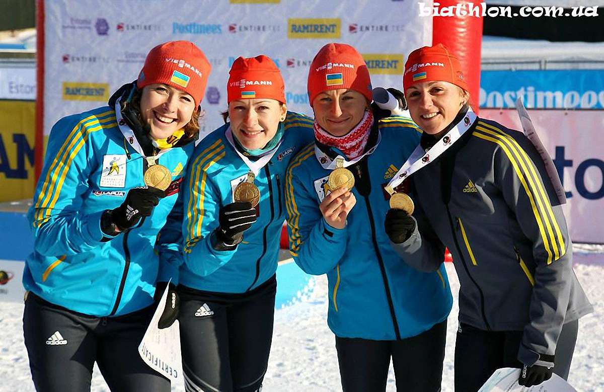 Українська жіноча збірна стала чемпіоном Європи з біатлону
