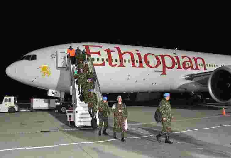 До Львова із місії в Конго повернулися 224 миротворці 