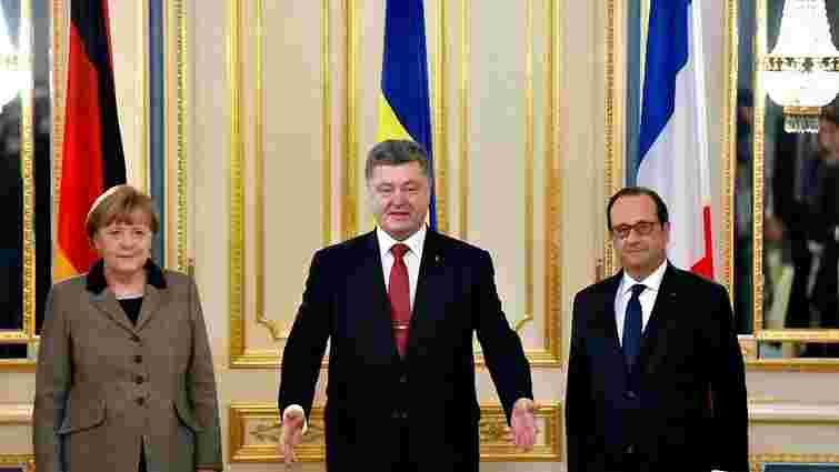 Меркель і Олланд не мали наміру відстоювати нову лінію розмежування на Донбасі