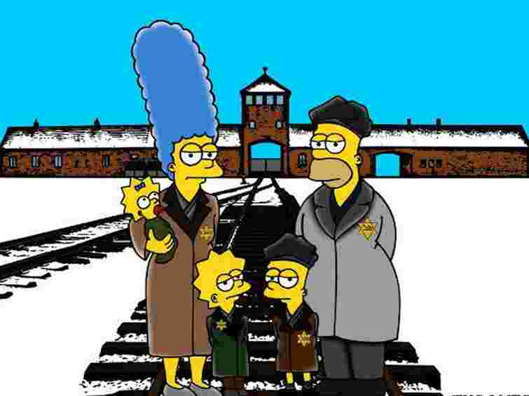 Італійський художник-ілюстратор зобразив Сімпсонів в Аушвіці
