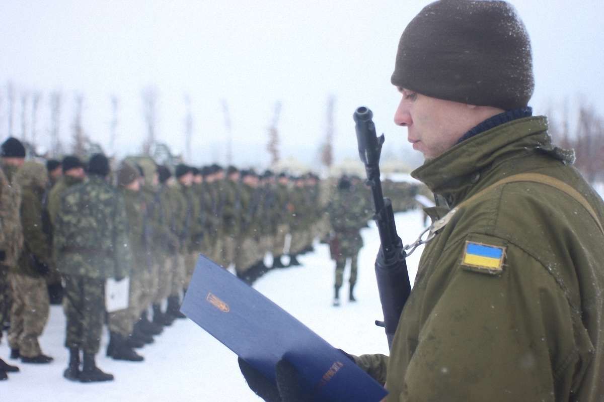 На Львівщині 1200 мобілізованих склали присягу на вірність народові та Україні