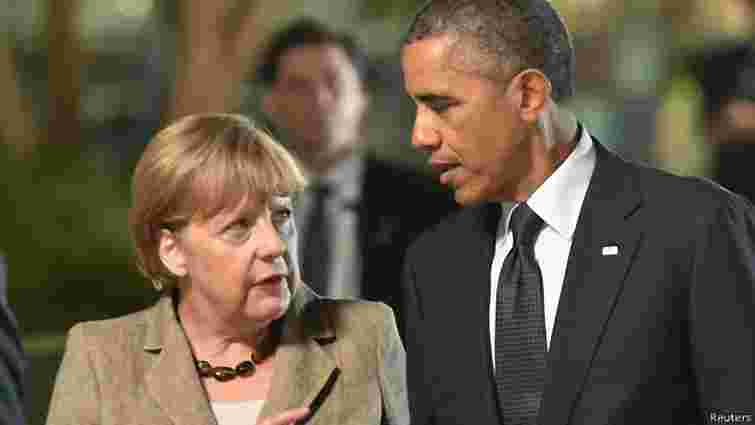 Ангела Меркель зустрілася з Бараком Обамою у Вашингтоні