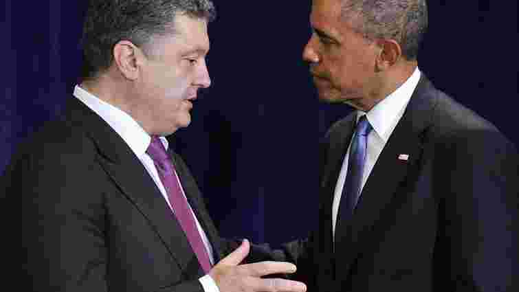 Порошенко і Обама домовилися про координацію дій після переговорів у Мінську