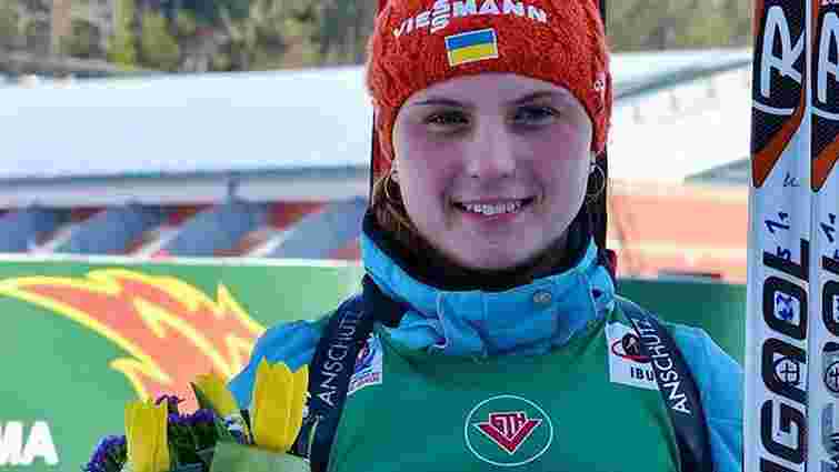 Українська юніорка стала чемпіонкою світу з біатлону