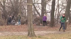 Львів’яни прибрали територію біля церкви святого Юра 