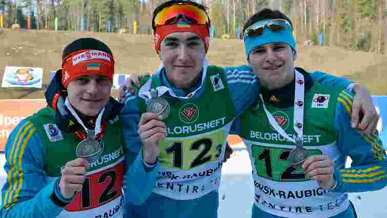 Українські юніори завоювали срібло чемпіонату світу з біатлону