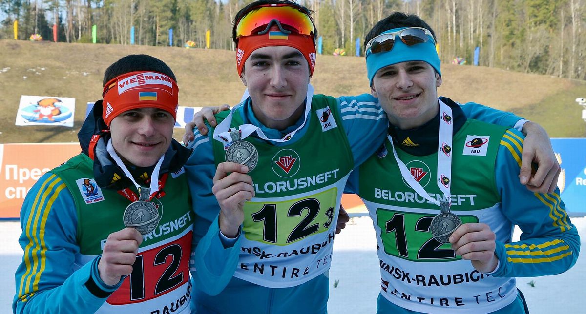 Українські юніори завоювали срібло чемпіонату світу з біатлону