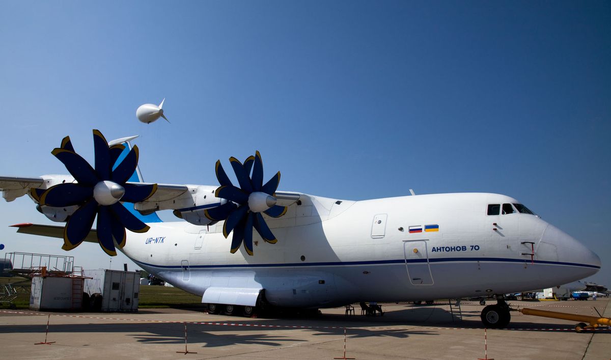 РФ виключила український літак Ан-70 з держпрограми озброєння