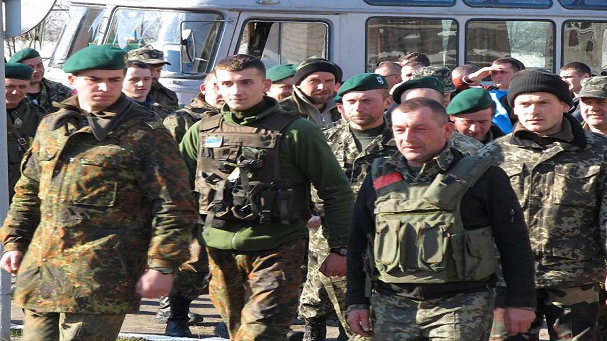 У Львові зустріли прикордонників, які повернулись зі сходу