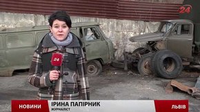 У Львові військова техніка «гниє» просто неба