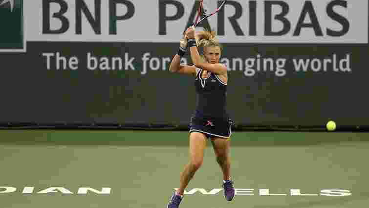 Теніс: українка Леся Цуренко вперше в кар'єрі вийшла до чвертьфіналу турніру WTA