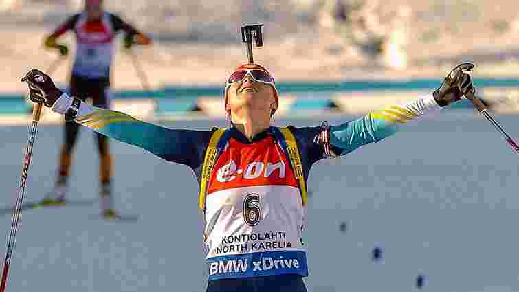 Біатлоністка Валентина Семеренко завершила сезон на третьому місці загального заліку