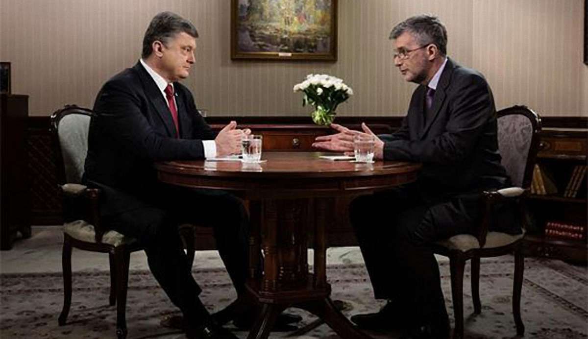 Опубліковано повне відео інтерв'ю Порошенко