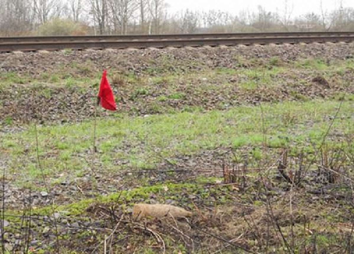 У Стрию за 10 метрів від колії знайшли артснаряд