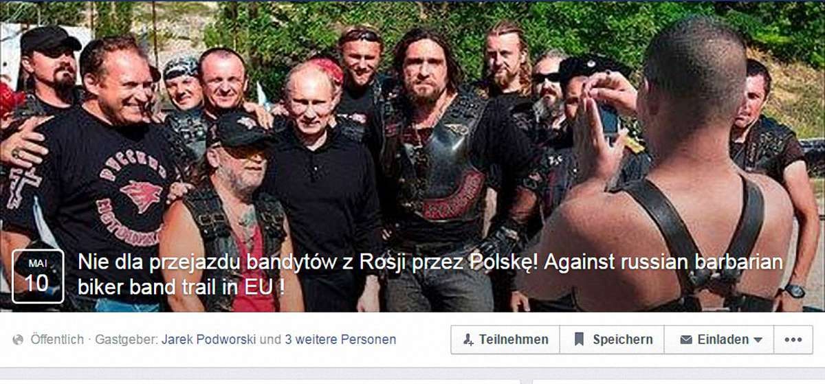 Поляки готуються протидіяти російським байкерам з клубу «Ночные волки»