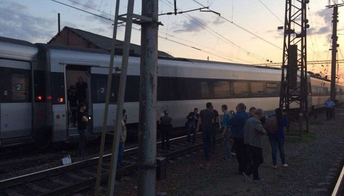 Швидкісний поїзд Hundai маршруту Харків - Київ зійшов з рейок