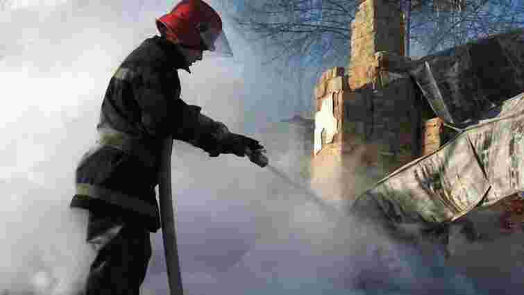 У Львові загорілась прибудова житлового будинку 