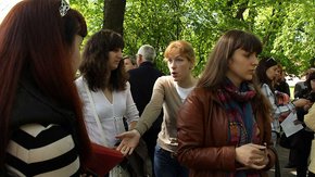 Родичі бійців 24-ї бригади під стінами ЛОДА вимагали демобілізації
