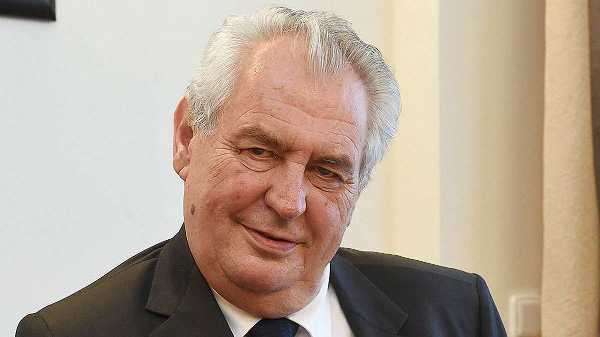 Президент Чехії вважає, що війна на Донбасі майже закінчилася