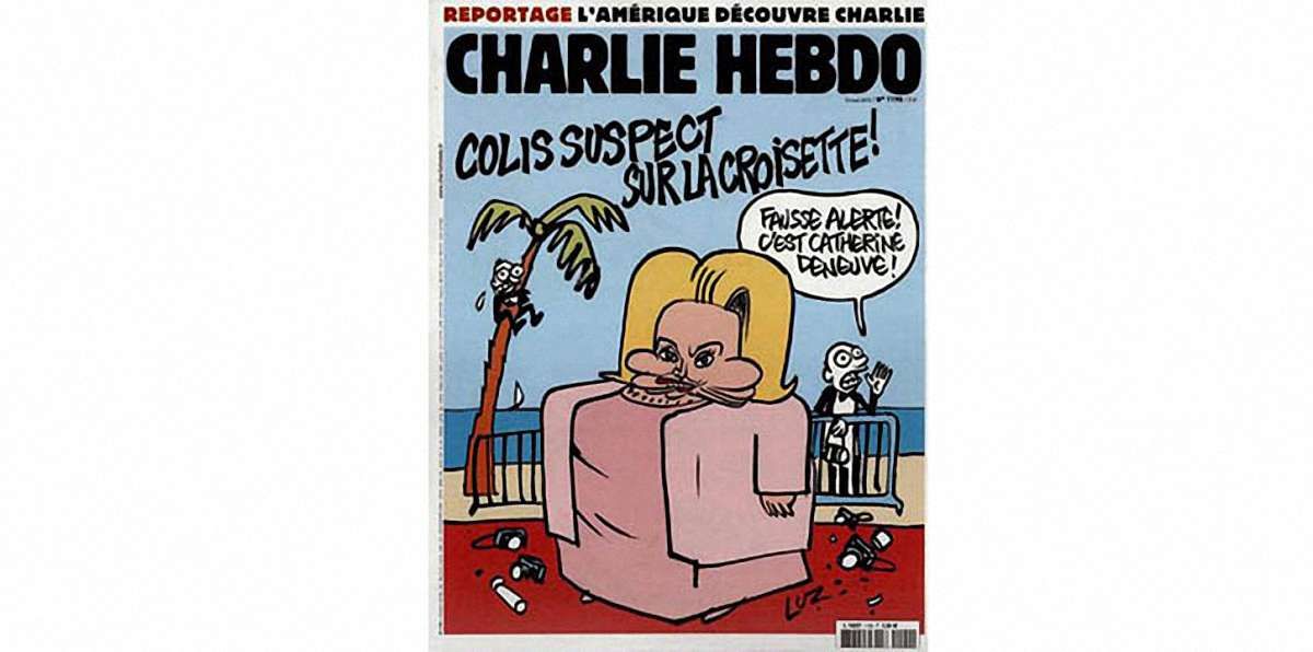 Портрет Деньов у Charlie Hebdo викликав скандал у Каннах
