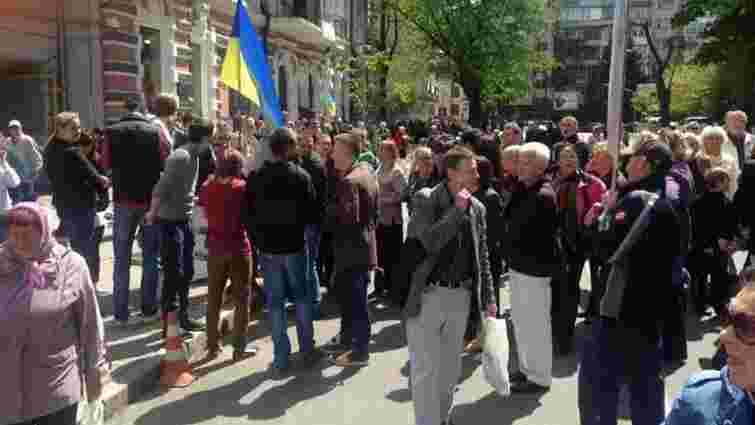 У Києві відбувся псевдо-мітинг проти підйому цін на комунальні послуги