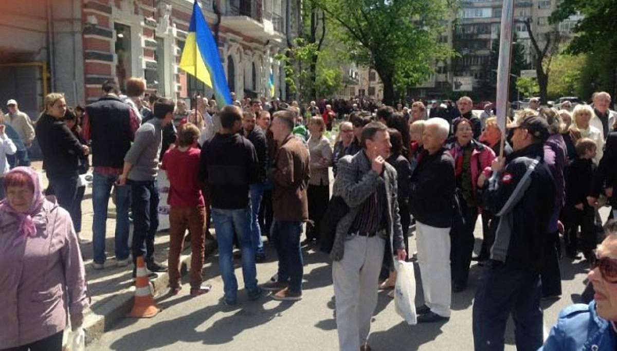 У Києві відбувся псевдо-мітинг проти підйому цін на комунальні послуги