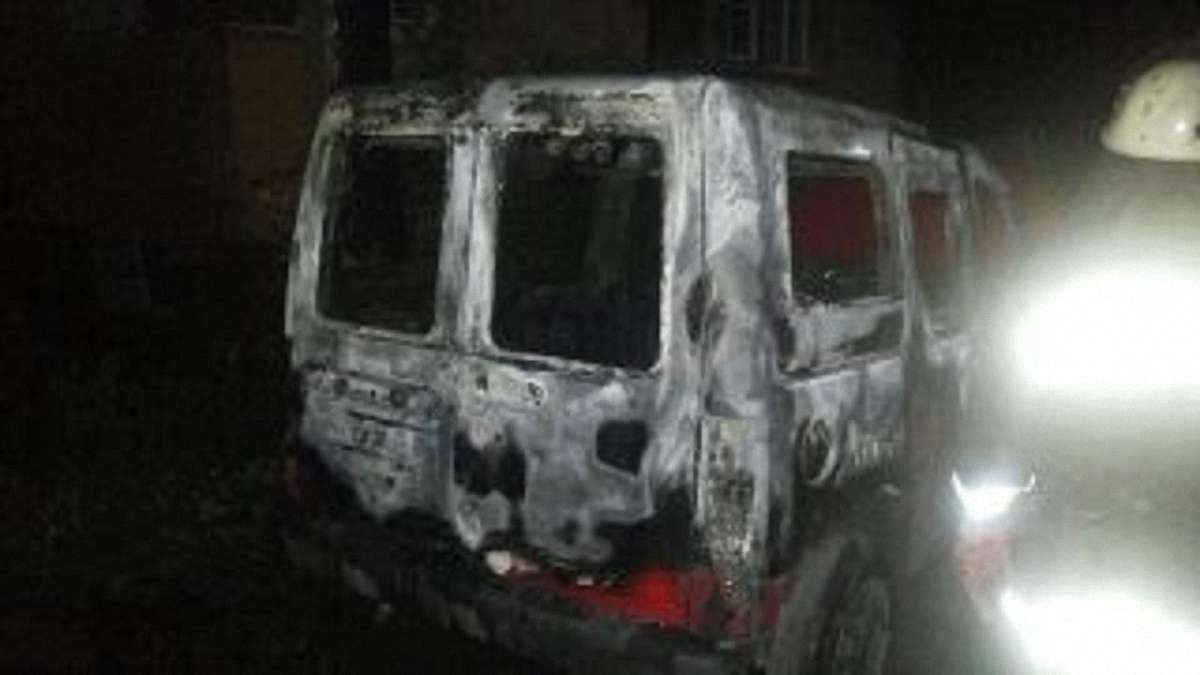 Вночі у Львові згорів автомобіль