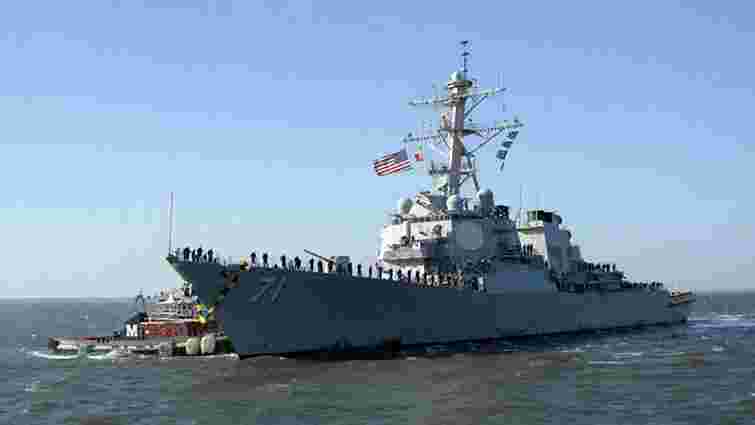 Моряки ВМФ США оприлюднили відео «зустрічі» американського есмінця і бомбардувальника РФ