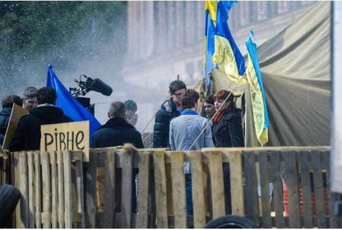 У московських Лужниках влаштували Майдан
