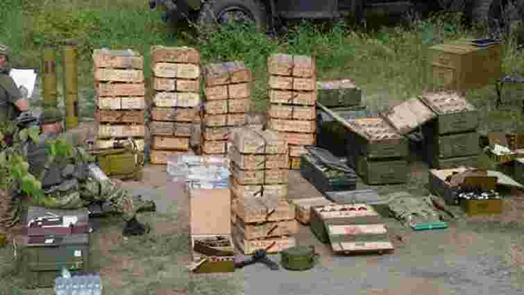 На Луганщині міліція виявила арсенал зброї та боєприпасів