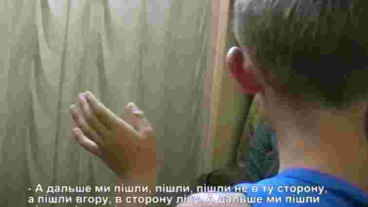 МВС опублікувало відео допиту хлопчика, якого захопив «Правий сектор»