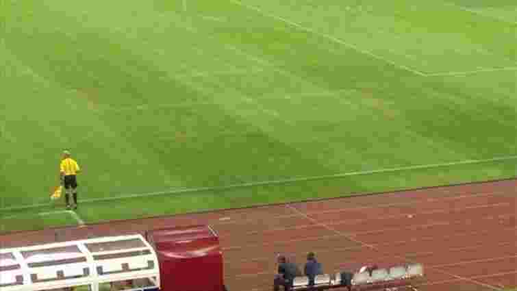 УЄФА оштрафував збірну Хорватії за свастику на газоні стадіону