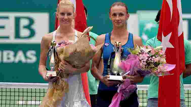Українська тенісистка Леся Цуренко вперше в кар'єрі перемогла у фіналі турніру WTA