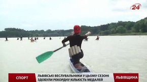 Львівські веслувальники у цьому сезоні завоювали рекордну кількість медалей