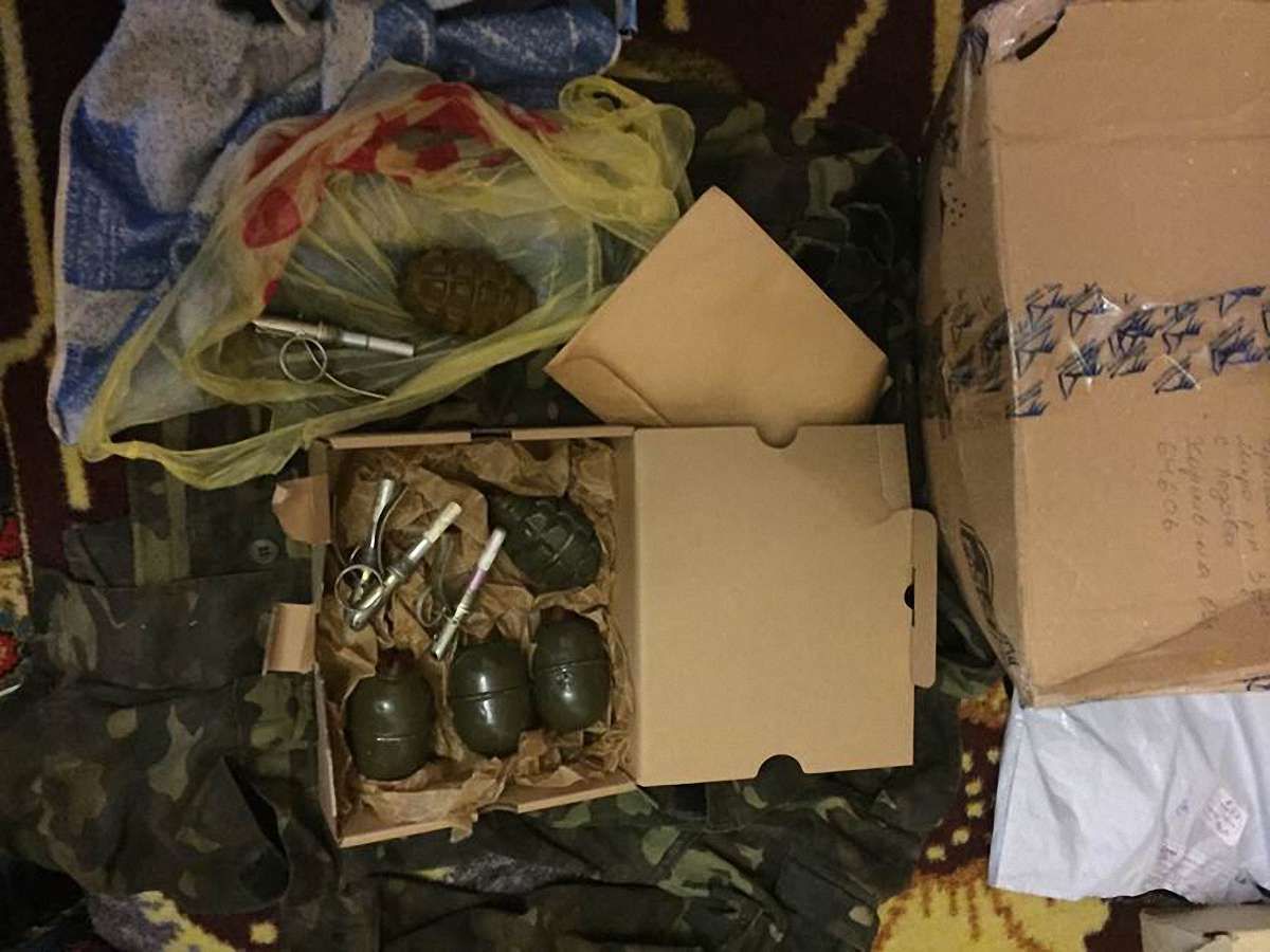 На Харківщині СБУ вилучила посилку з гранатами