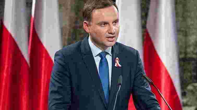 Анджей Дуда виступає за залучення Польщі до переговорів щодо Донбасу