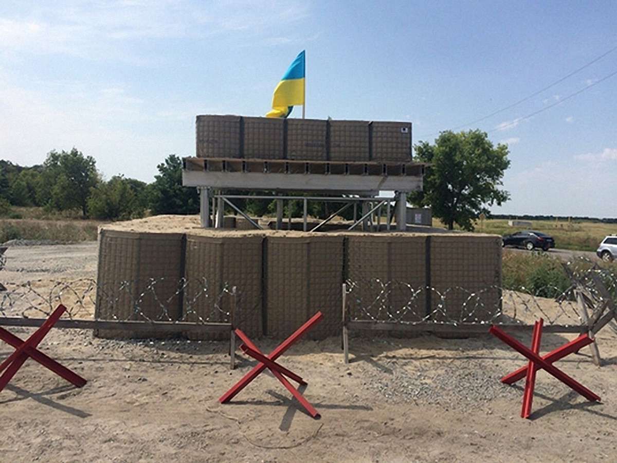 Два блокпости на Дніпропетровщині обладнали за стандартами НАТО